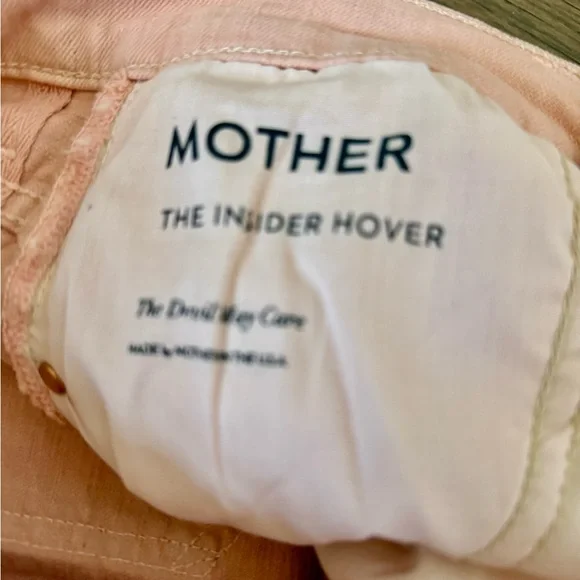 MOTHER SUPERIOR NWT Size 24 The Insider Hover. Color Peach Parfait - Picture 5 of 10